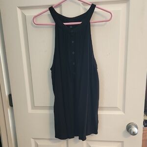 Torrid Black Button-Up Blouse